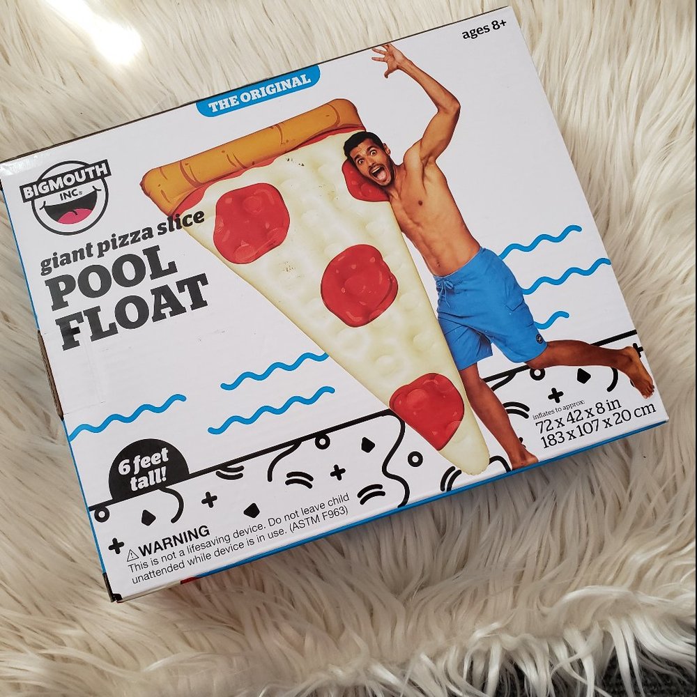 BIGMOUTH giant pizza slice pool float